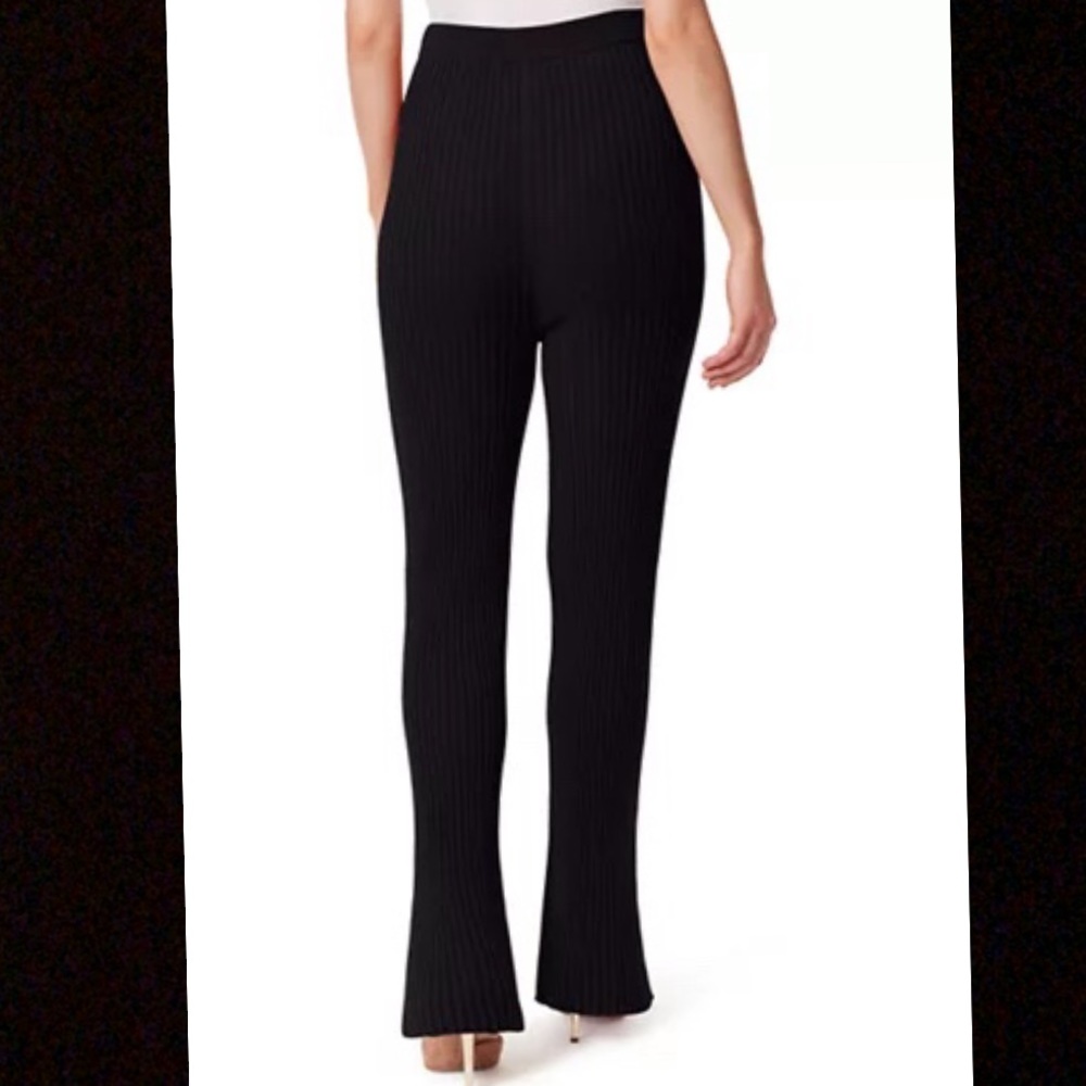$79 NWOT Ribbed side slit sweater pants sz Large - Picture 3 of 3
